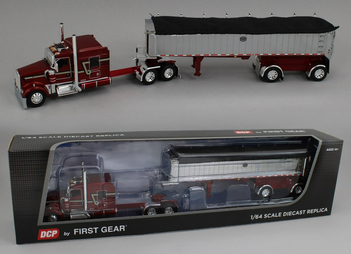 DCP 1:64 *RED 100* Kenworth W900L 72