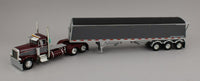 DCP 1:64 *RED & GREY* Peterbilt 379 Day Cab & LODE KING GRAIN TRAILER *NIB*