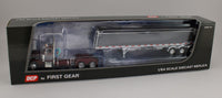 DCP 1:64 *RED & GREY* Peterbilt 379 Day Cab & LODE KING GRAIN TRAILER *NIB*