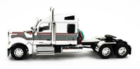 DCP 1:64 *WHITE & SILVER* Kenworth W990 High Roof & WILSON LIVESTOCK TRAILER NIB