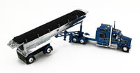 DCP 1:64 *BLUE* Kenworth W900L 86" Sleeper & CHROME MAC End Dump Trailer *NIB*