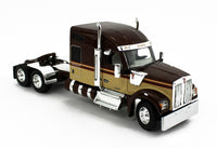 DCP 1:64 *BROWN & TAN* Kenworth W990 High Roof & WILSON LIVESTOCK TRAILER NIB