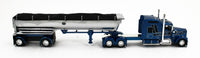 DCP 1:64 *BLUE* Kenworth W900L 86" Sleeper & CHROME MAC End Dump Trailer *NIB*