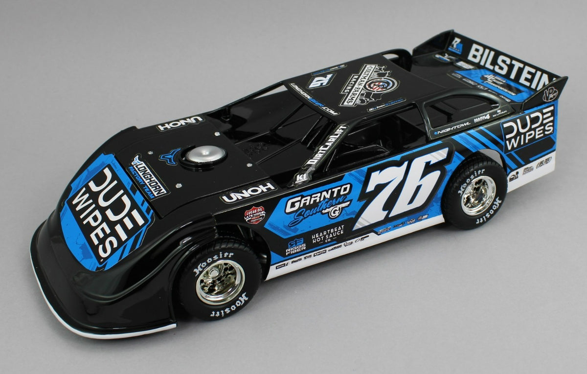 2025 ADC 1:24 Dirt Late Model *BRANDON OVERTON* #76 Dude Wipes