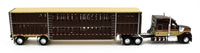 DCP 1:64 *BROWN & TAN* Kenworth W990 High Roof & WILSON LIVESTOCK TRAILER NIB