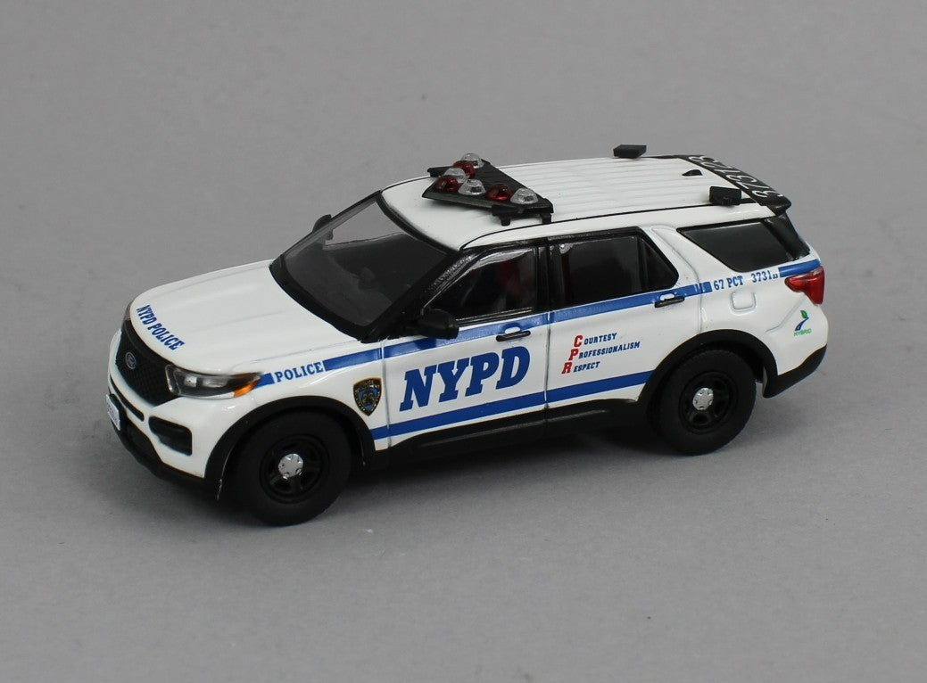 1:64 *596 DIECAST* NYPD Ford Police Interceptor Utility SUV POLICE