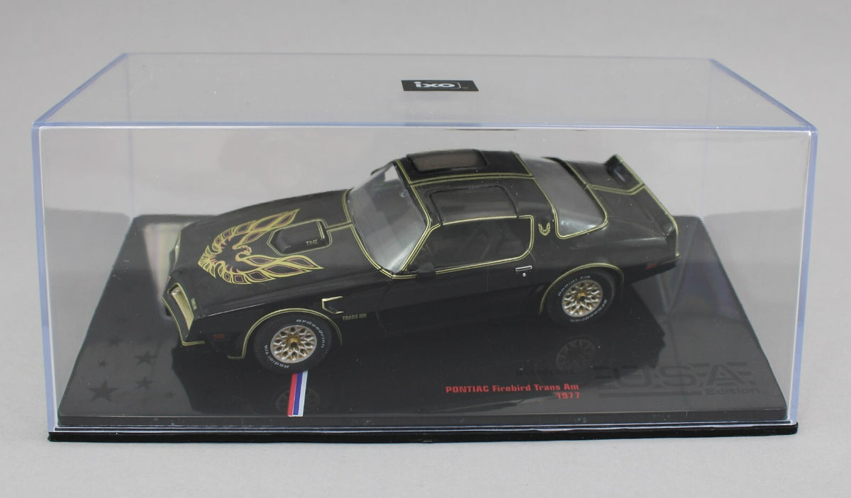 1:43 IXO Models *BLACK* 1977 Pontiac Firebird Trans Am *DIECAST