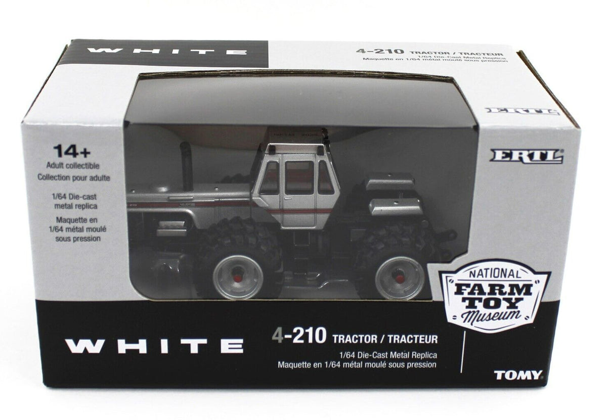 2024 NFTM ED ERTL 1:64 *WHITE* 4-210 *4wd* Tractor w/DUALS *NIB