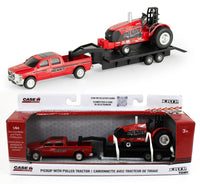 2024 ERTL 1:64 CASE IH *RED MENACE* Pulling Tractor Set w/TRUCK *NIB*