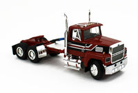DCP 1:64 *RED & BLACK* FORD LTL 9000 Day Cab w/CHROME East End Dump Trailer NIB!