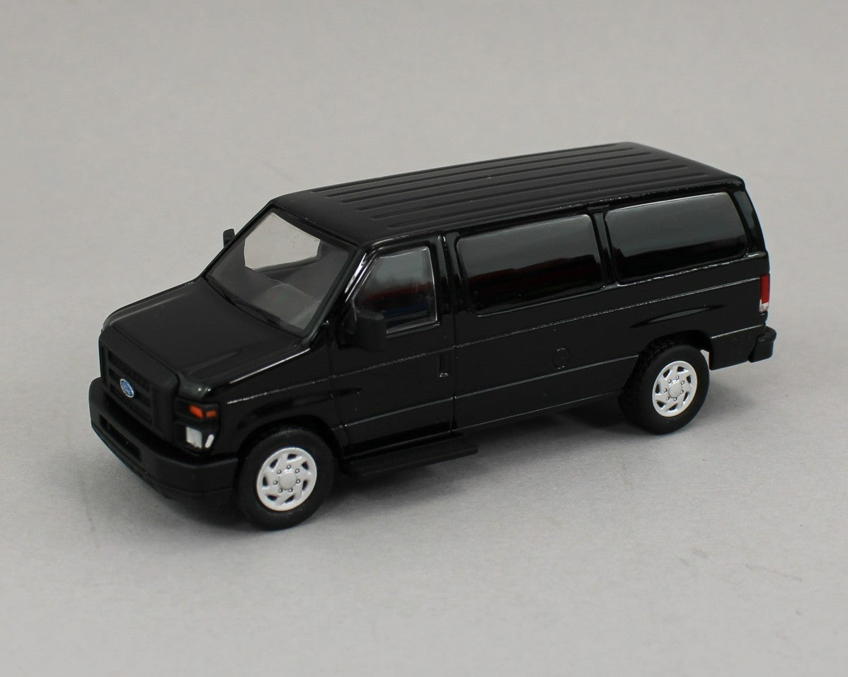 【新品】3台 596 1/64 フォード Eシリーズ E350 バン ブラック 1:64 *596 DIECAST* BLACK Ford E-Series E-350 Econoline