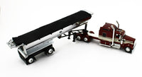 DCP 1:64 *RED* Kenworth W900L 86" Sleeper & CHROME MAC End Dump Trailer *NIB*