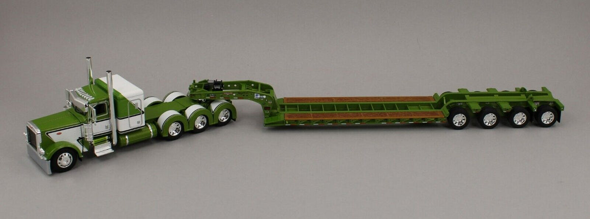 DCP 1:64 *GREEN & WHITE* Tri-Axle Peterbilt 389 48