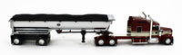 DCP 1:64 *RED* Kenworth W900L 86" Sleeper & CHROME MAC End Dump Trailer *NIB*