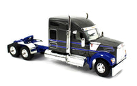 DCP 1:64 *GUN METAL BLUE* Kenworth W990 High Roof & WILSON LIVESTOCK TRAILER NIB