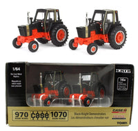 ERTL 1:64 CASE 970 & 1070 BLACK KNIGHT Argi King SET *PRESTIGE COLLECTION* NIB!