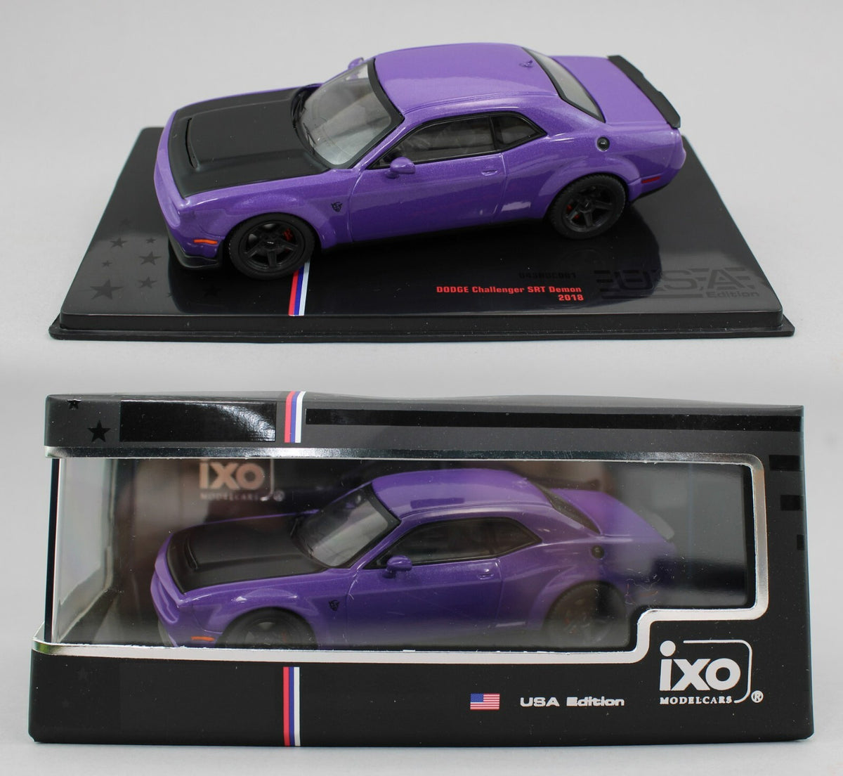 1/43 エブロ IXO SUPER GT 8台セット 紫電 ガライヤ 1:43 IXO Models *PURPE* 2018 Dodge Challenger SRT Demon *DIECAST