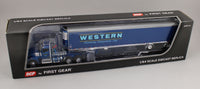 DCP 1:64 *WESTERN DISTRIBUTING* Kenworth W990 Day Cab 53' Utility Reefer Trailer