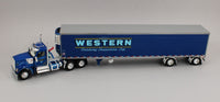 DCP 1:64 *WESTERN DISTRIBUTING* Kenworth W990 Day Cab 53' Utility Reefer Trailer