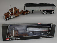 DCP 1:64 *BRONZE* Kenworth W900L 72" Flattop w/CHROME Mac Coal End Dump Trailer