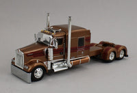 DCP 1:64 *BRONZE* Kenworth W900L 72" Flattop w/CHROME Mac Coal End Dump Trailer