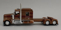 DCP 1:64 *BRONZE* Kenworth W900L 72" Flattop w/CHROME Mac Coal End Dump Trailer