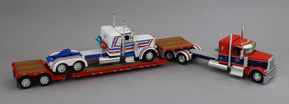 DCP 1:64 *AMERICA 250* Peterbilt 589 w/Lowboy & 359 Bicentennial