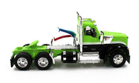 DCP 1:64 *GREEN & BLACK* Kenworth W990 Day Cab & CHROME MAC End Dump Trailer NIB