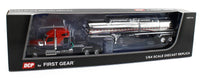 DCP 1:64 *RED & BLUE* Kenworth W990 Midroof & CHROME Brenner Chemical Tanker NIB