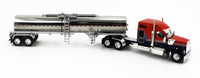 DCP 1:64 *RED & BLUE* Kenworth W990 Midroof & CHROME Brenner Chemical Tanker NIB
