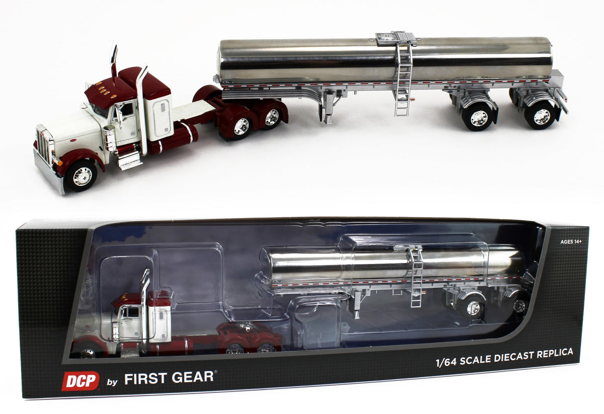 1:64 DCP PETERBILT タンカー Dcp 1/64 Peterbilt semi Truck propane tanker trailer Farm