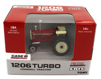 2024 ERTL 1:64 CASE IH Farmall 1206 Turbo Tractor *3-PIECE SET* Red Silver & Black Chaser NIB!