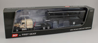 DCP 1:64 *BEIGE & BLACK* Kenworth W900L BLACK MAC COAL End Dump NIB!