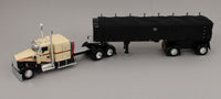 DCP 1:64 *BEIGE & BLACK* Kenworth W900L BLACK MAC COAL End Dump NIB!