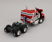 DCP 1:64 *RED & WHITE* MACK Super Liner Flattop Vintage Wilson Livestock Trailer