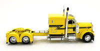 DCP 1:64 *YELLOW & BLACK* Peterbilt 379 63" w/53' Spread-Axle Tautliner Trailer