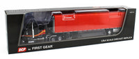 2023 DCP 1:64 *BLACK & RED* Peterbilt 579 & Utility 53' ROLL TARP TRAILER NIB