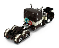 2023 DCP 1:64 *BROWN & CREAM* Peterbilt 359 63" Midroof w/DRY GOODS TRAILER NIB!