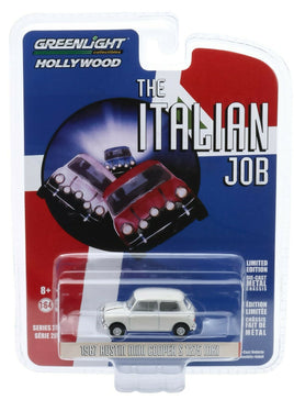 GreenLight *HOLLYWOOD 28* THE ITALIAN JOB *WHITE* 1967 Austin Mini Cooper 1275