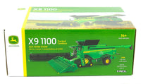 2021 FARM SHOW 1:64 ERTL John Deere X9 1100 TRACKED COMBINE *BOTH HEADS*  NIB!