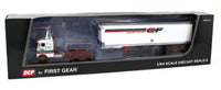 DCP 1:64 *CONSOLIDATED FREIGHTWAYS CF* White Freightliner COE w/40' Trailer NIB!