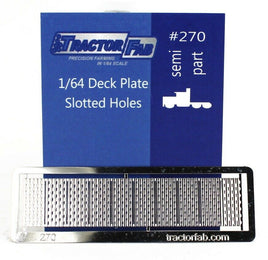 1:64 TRACTOR FAB (#270) SLOTTED DECK PLATE Kit for DCP & First Gear Semi Trucks