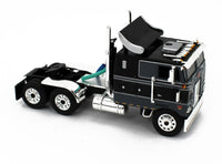 2023 DCP 1:64 *BLACK & GREY* Peterbilt 352 COE 110" w/Rogers Lowboy & Load *NIB*