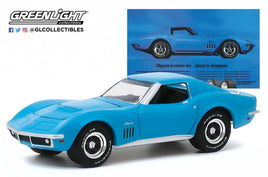 1:64 GreenLight *BFGoodrich Vintage Ad Cars* Blue 1969 Chevrolet Corvette *NIP*