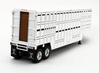 2023 TOP SHELF REPLICAS 1:64 *WHITE* Vintage Wilson Livestock Trailer *NIB*