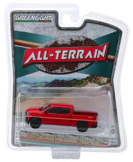 1:64 GreenLight *ALL-TERRAIN 9* Red 2019 Chevrolet Silverado LT Trail Boss NIP