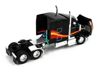 2023 DCP 1:64 *BLACK & RED* Peterbilt 579 & Utility 53' ROLL TARP TRAILER NIB