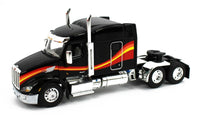 2023 DCP 1:64 *BLACK & RED* Peterbilt 579 & Utility 53' ROLL TARP TRAILER NIB