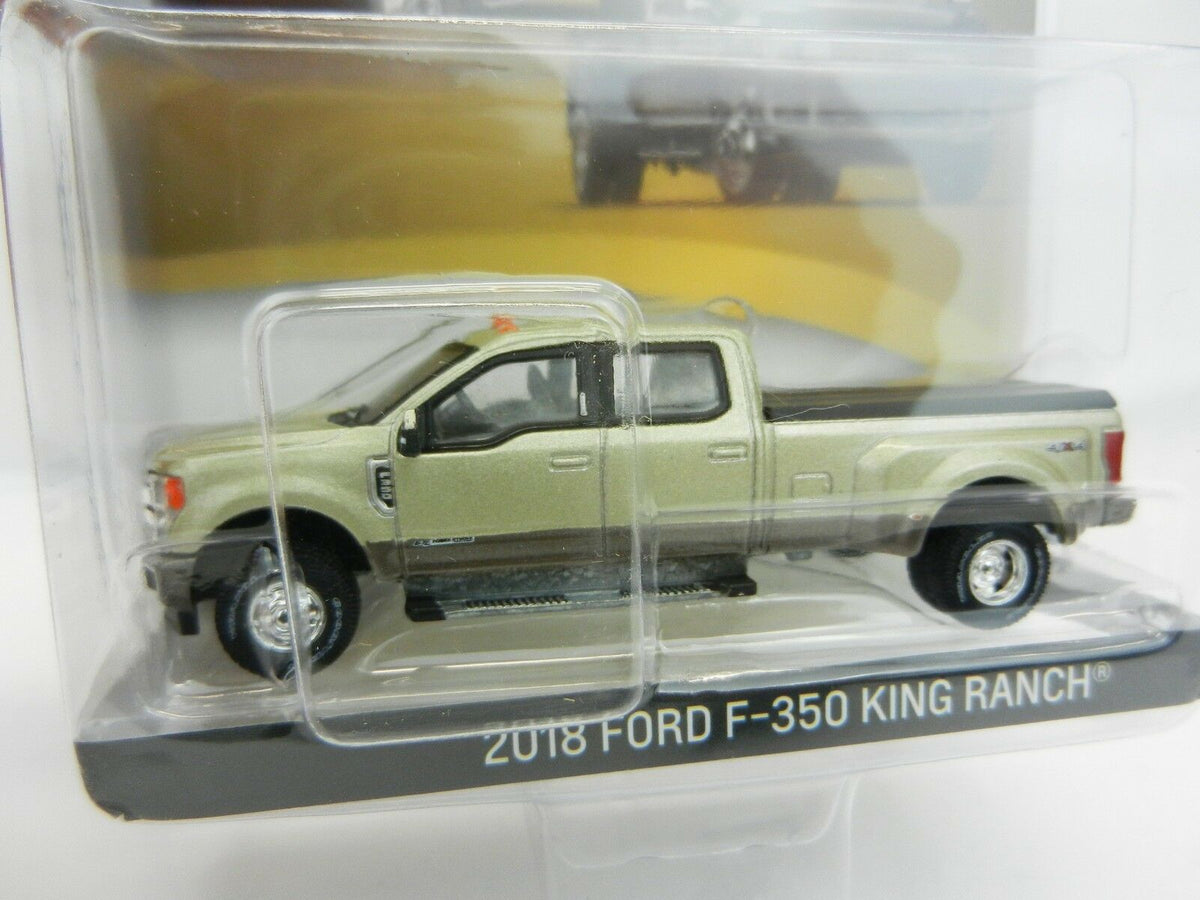 1:64 GreenLight *WHITE GOLD* 2018 F350 King Ranch DUALLY Pickup
