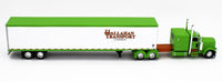 2023 DCP 1:64 *BIG RIGS #9 HALLAHAN TRANSPORT* Peterbilt 389 w/53' Trailer *NIB*